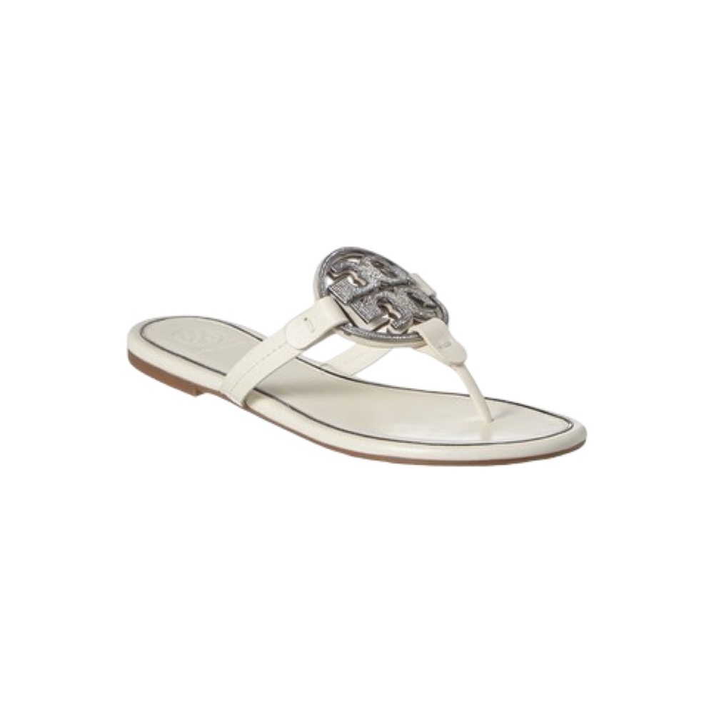Tory Burch Crystal Miller Pave Sandals 9.5